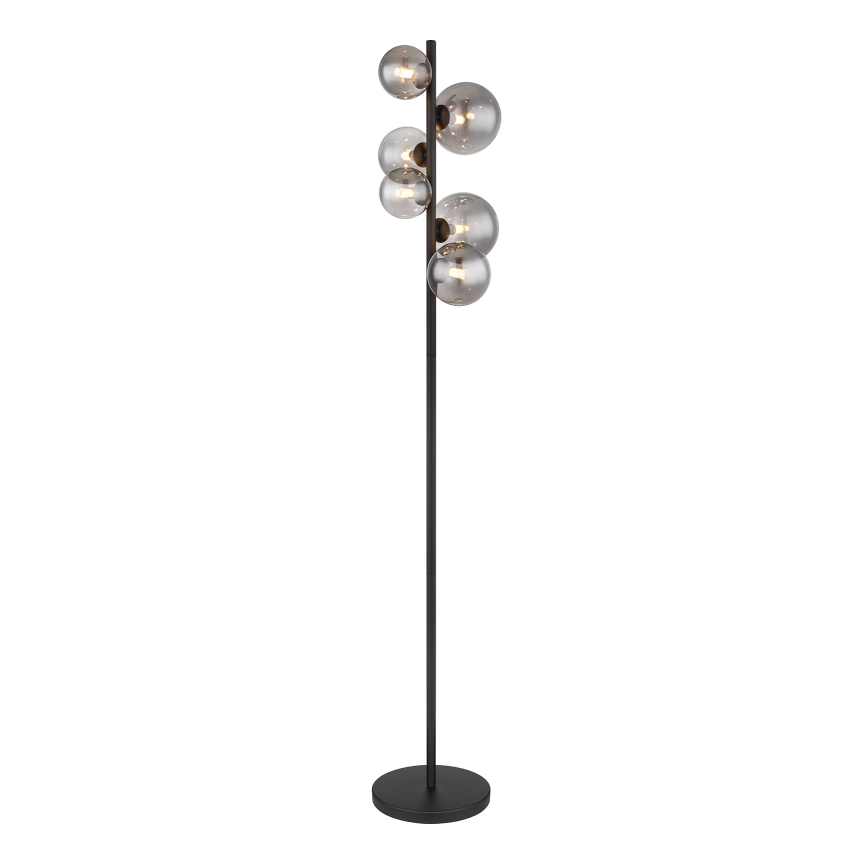 Globo - LED Podna lampa 6xG9/3,5W/230V dimna/crna