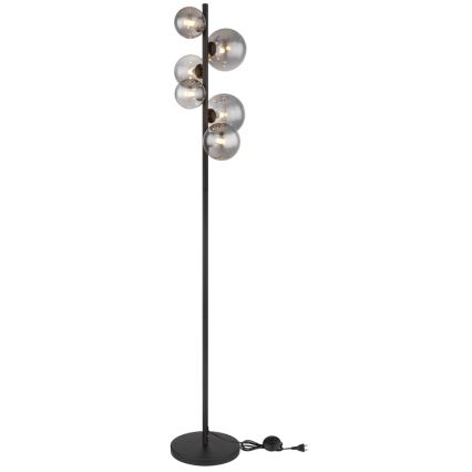 Globo - LED Podna lampa 6xG9/3,5W/230V dimna/crna