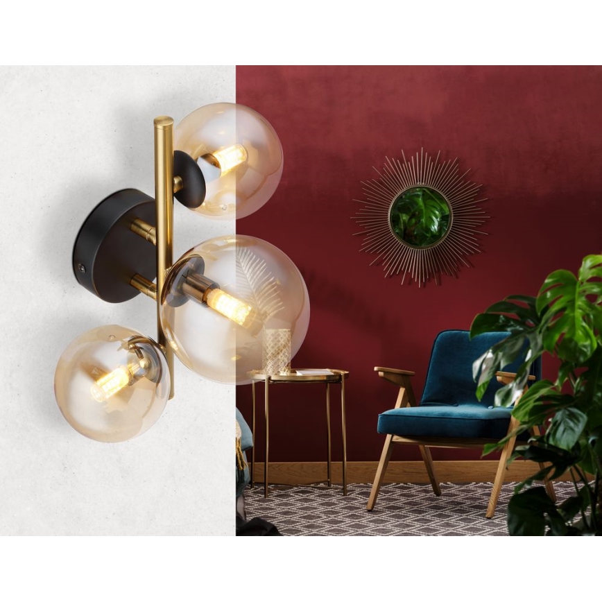 Globo - LED Nadgradni luster RIHA 3xG9/3,5W/230V mesing