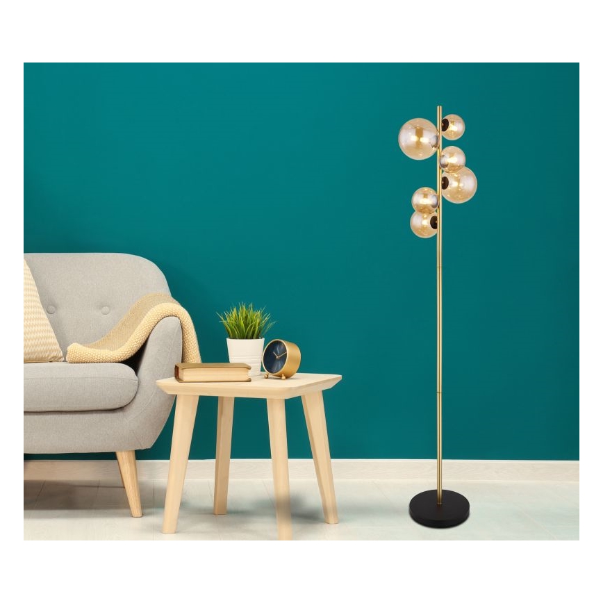 Globo - LED Podna lampa 6xG9/3W/230V mesing
