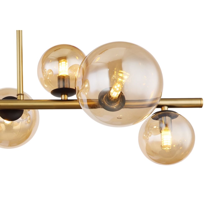 Globo - LED luster na štapu 9xG9/3W/230V mesing