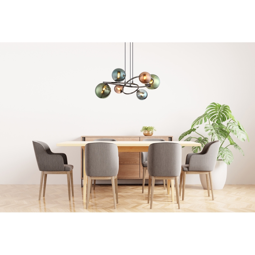 Globo - LED Luster na sajli 6xG9/3,5W/230V