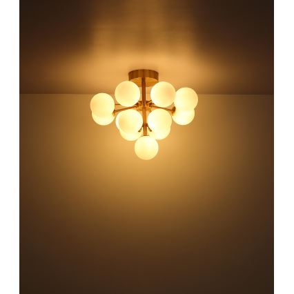 Globo - Nadgradni luster 13xG9/5W/230V pr. 56 cm crna