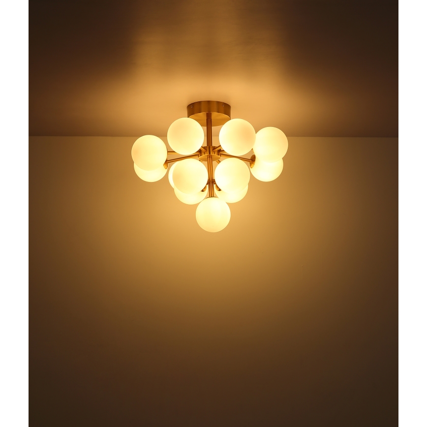 Globo - Nadgradni luster 13xG9/5W/230V pr. 56 cm crna