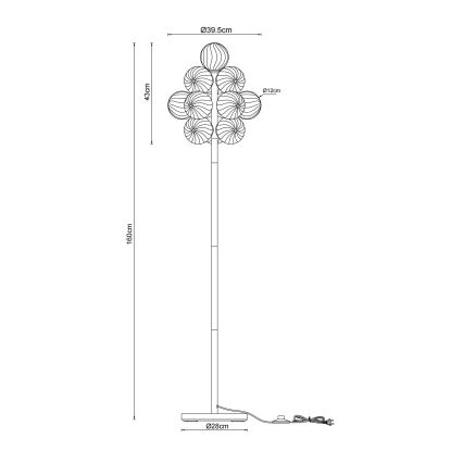 Globo - Podna lampa 13xG9/4W/230V