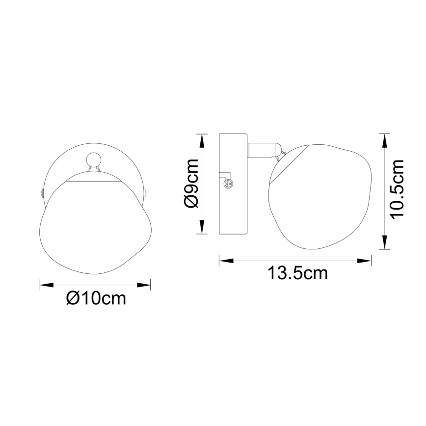 Globo - Zidna svjetiljka 1xG9/5W/230V