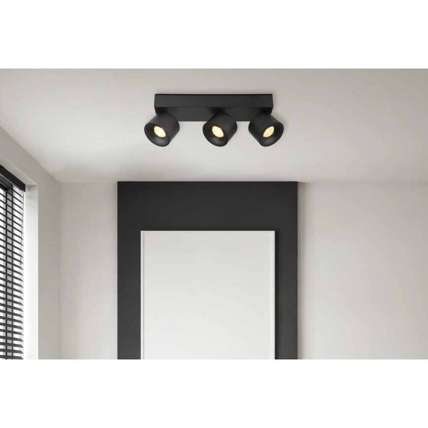 Globo - LED Reflektorska svjetiljka 3xLED/6W/230V crna