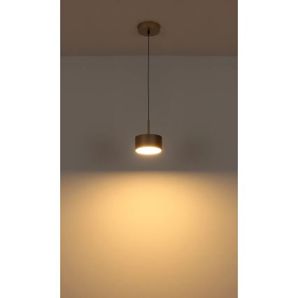 Globo - LED luster na sajli LED/12W/230V 3000K Ø 15 cm bež