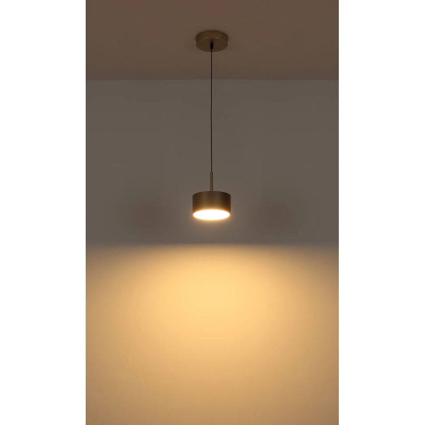 Globo - LED luster na sajli LED/12W/230V 3000K Ø 15 cm bež