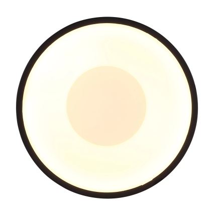 Globo - LED stropno svjetlo LED/12W/230V 3000K Ø 15 cm crna
