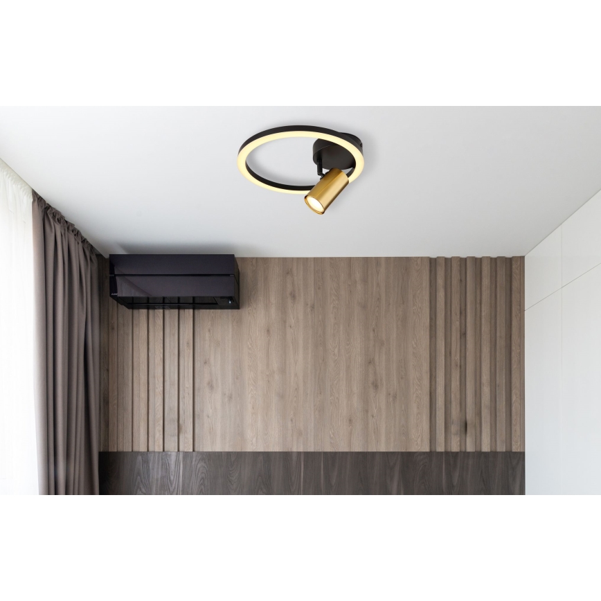 Globo - LED Zidna reflektorska svjetiljka 1xGU10/5W/230V + LED/12W/230V