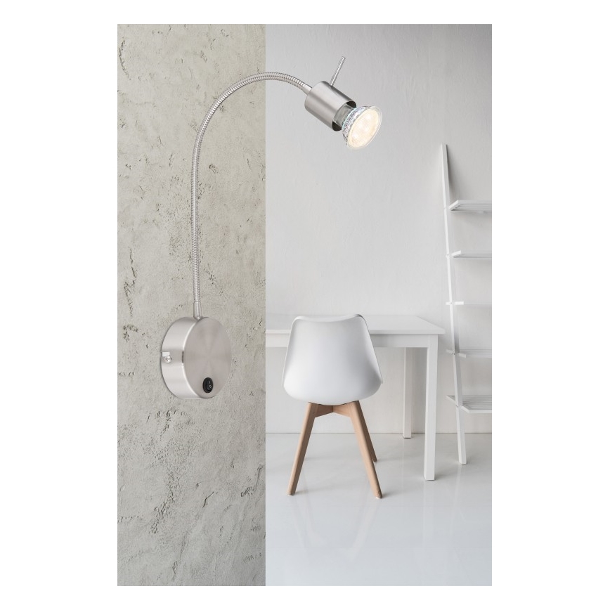 Globo - Fleksibilna lampa 1xGU10/35W/230V