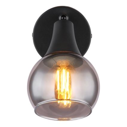 Globo - Zidna reflektorska svjetiljka 1xE14/40W/230V crna