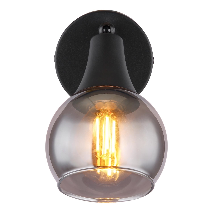 Globo - Zidna reflektorska svjetiljka 1xE14/40W/230V crna