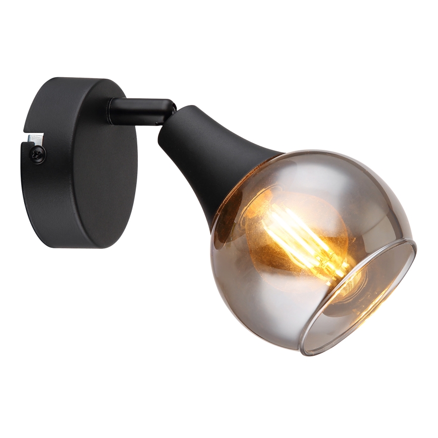 Globo - Zidna reflektorska svjetiljka 1xE14/40W/230V crna