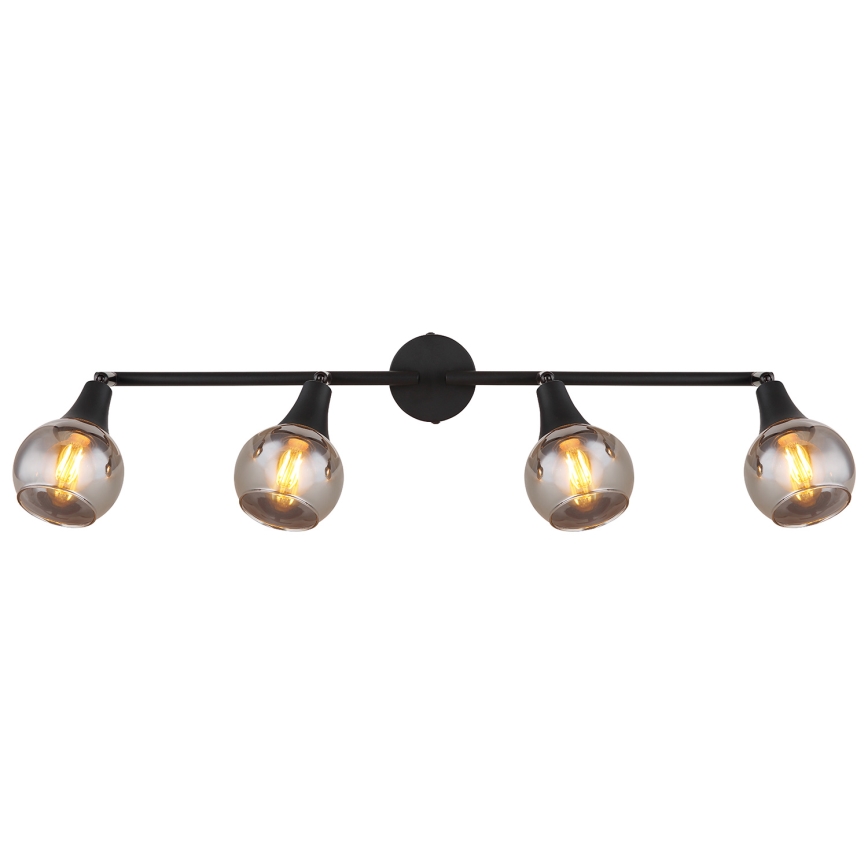 Globo - Reflektorska svjetiljka 4xE14/40W/230V crna