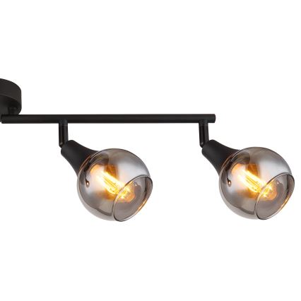 Globo - Reflektorska svjetiljka 4xE14/40W/230V crna