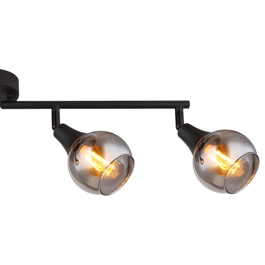 Globo - Reflektorska svjetiljka 4xE14/40W/230V crna