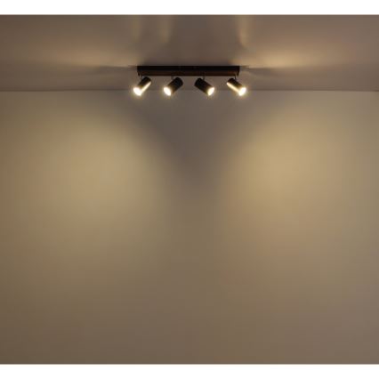 Globo - Reflektorska svjetiljka 4xGU10/25W/230V crna