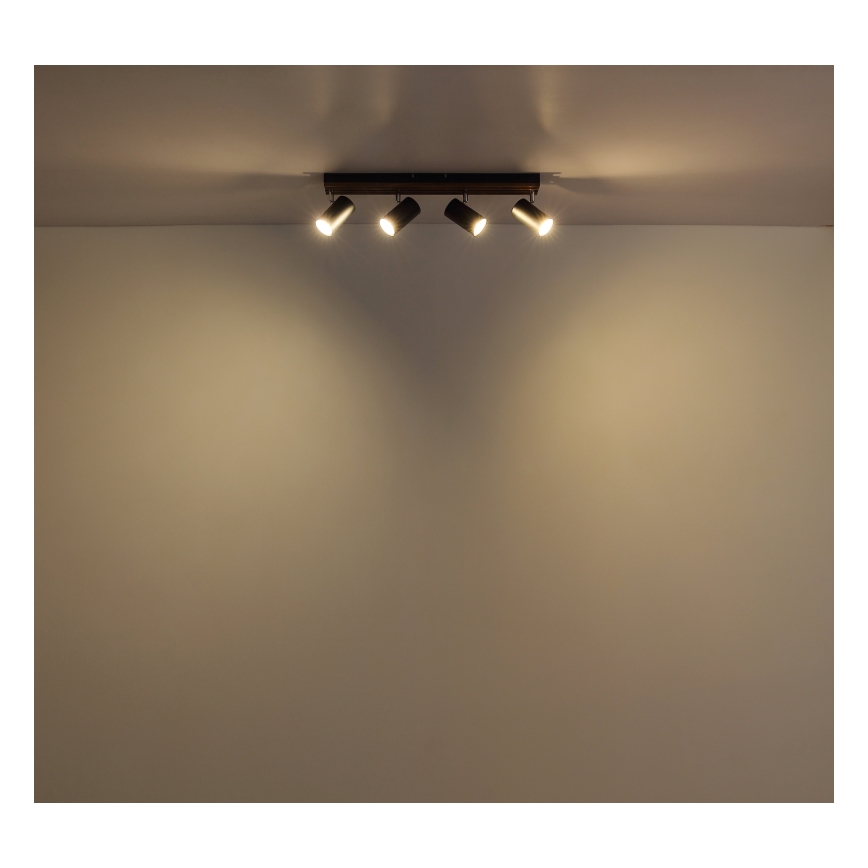 Globo - Reflektorska svjetiljka 4xGU10/25W/230V crna
