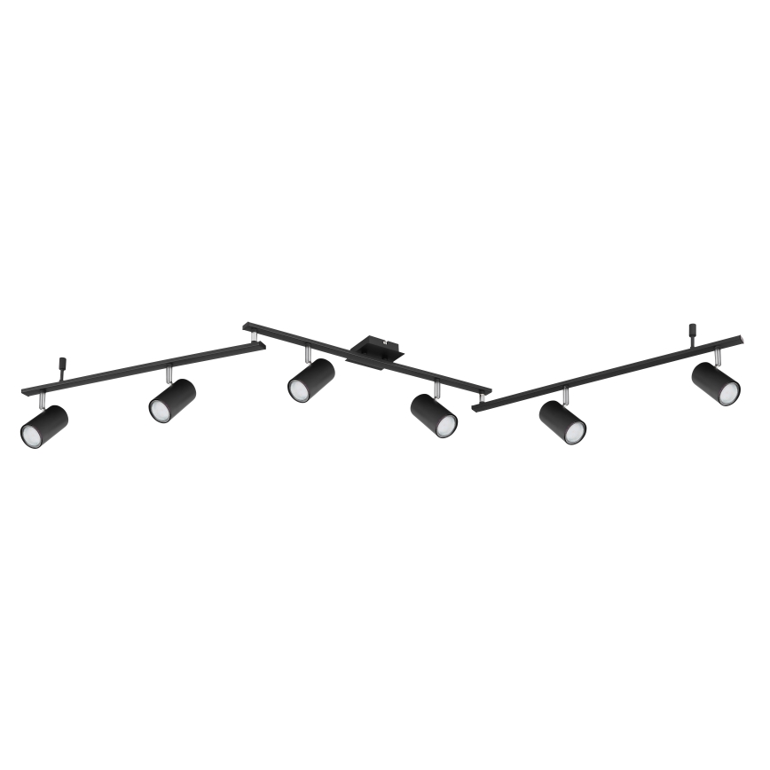 Globo - Reflektorska svjetiljka 6xGU10/35W/230V crna