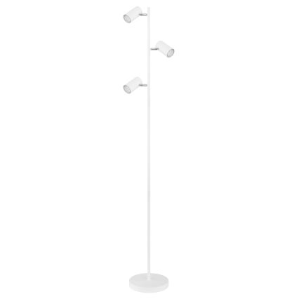 Globo - Podna lampa 3xGU10/5W/230V bijela