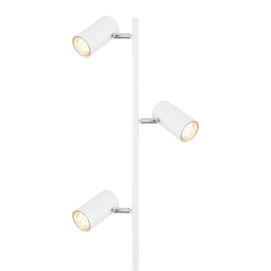 Globo - Podna lampa 3xGU10/5W/230V bijela