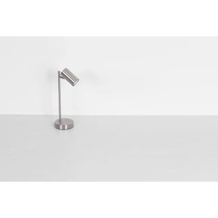 Globo - Stolna lampa 1xGU10/5W/230V mat krom