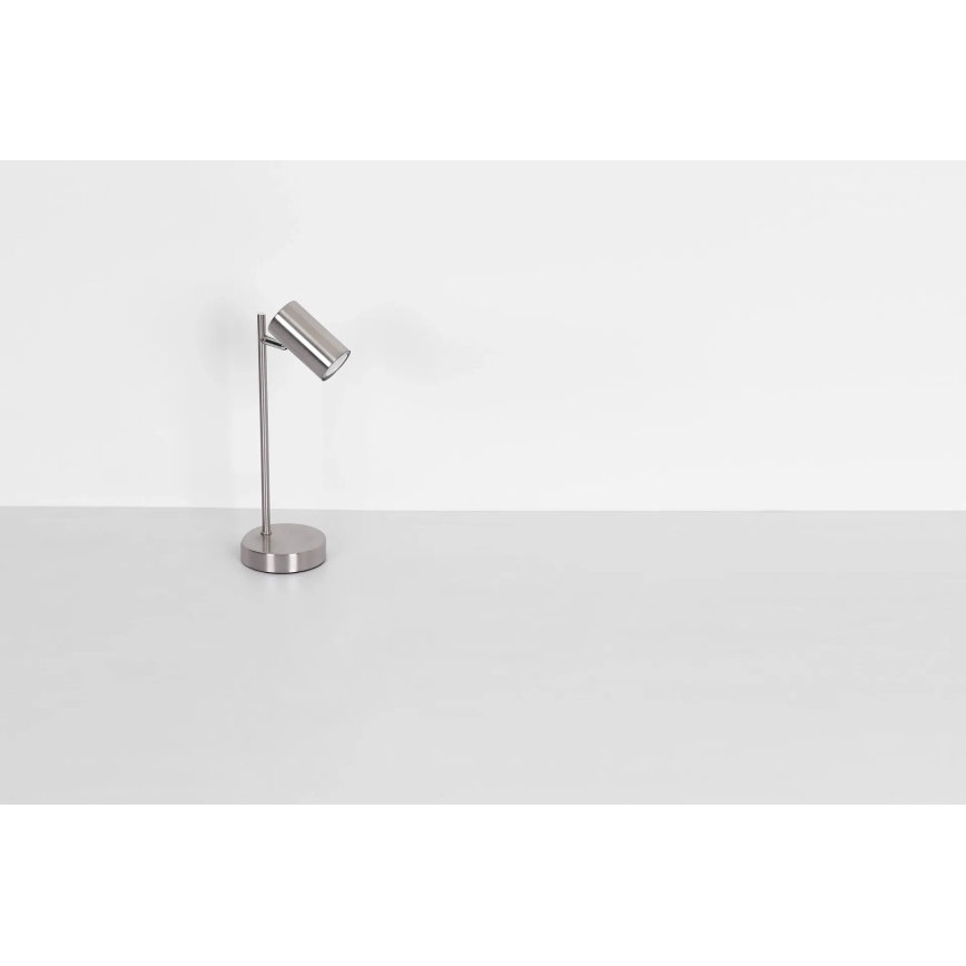 Globo - Stolna lampa 1xGU10/5W/230V mat krom
