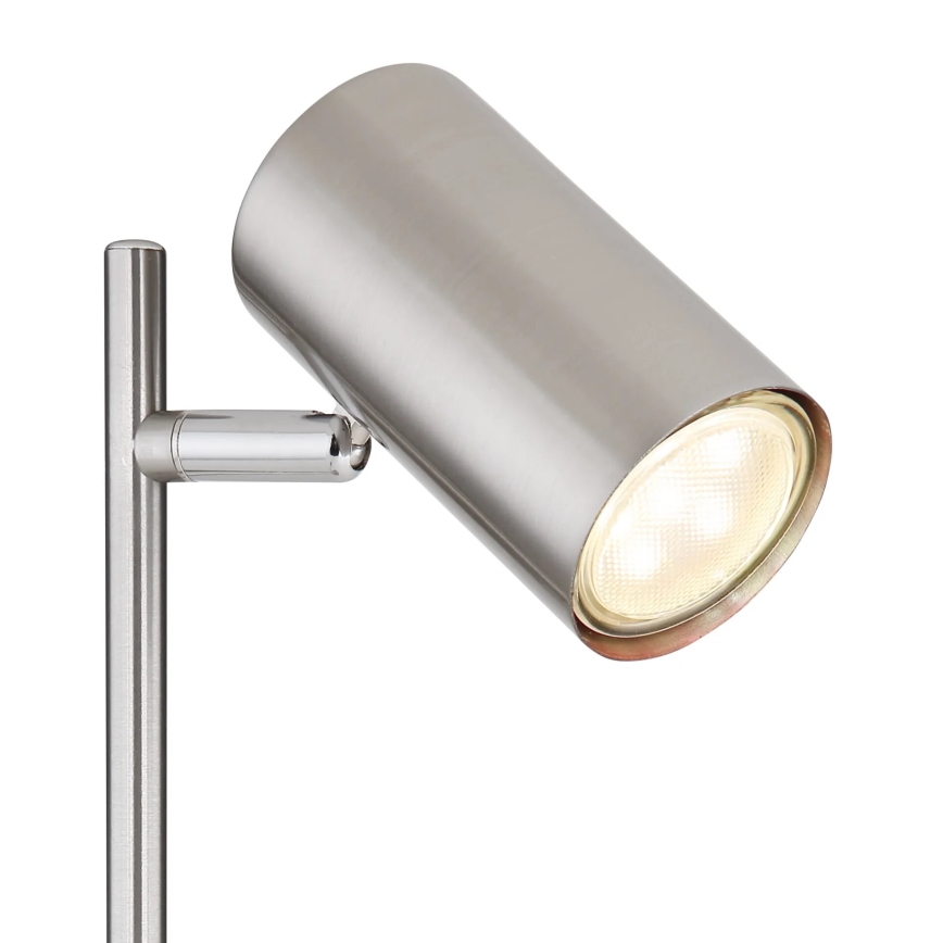Globo - Stolna lampa 1xGU10/5W/230V mat krom