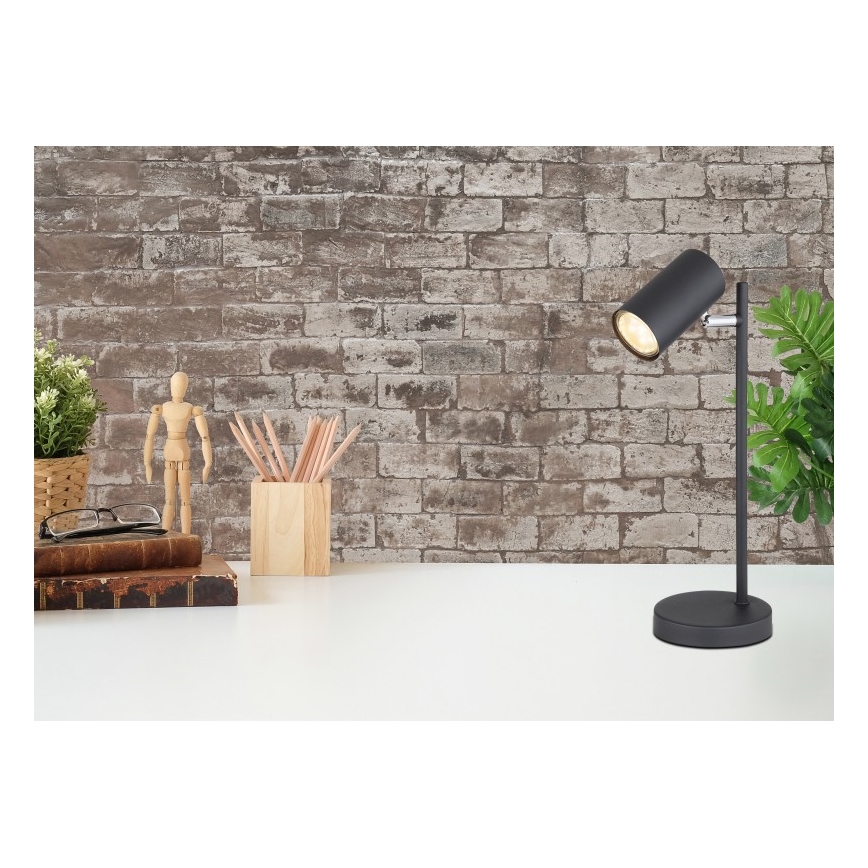 Globo - Stolna lampa 1xGU10/5W/230V crna