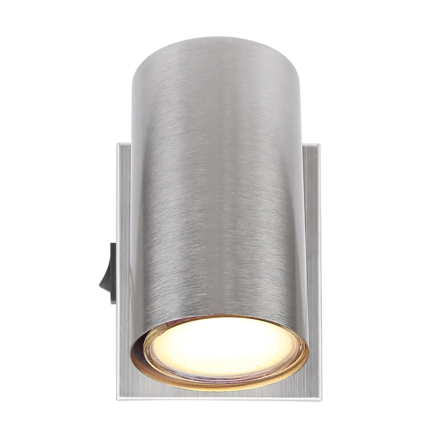 Globo - Zidna reflektorska svjetiljka 1xGU10/25W/230V mat krom