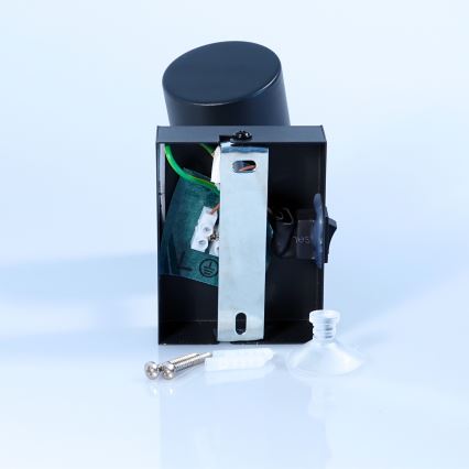 Globo - Zidna reflektorska svjetiljka 1xGU10/25W/230V crna