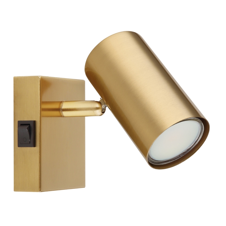 Globo - Zidna reflektorska svjetiljka 1xGU10/25W/230V zlatna