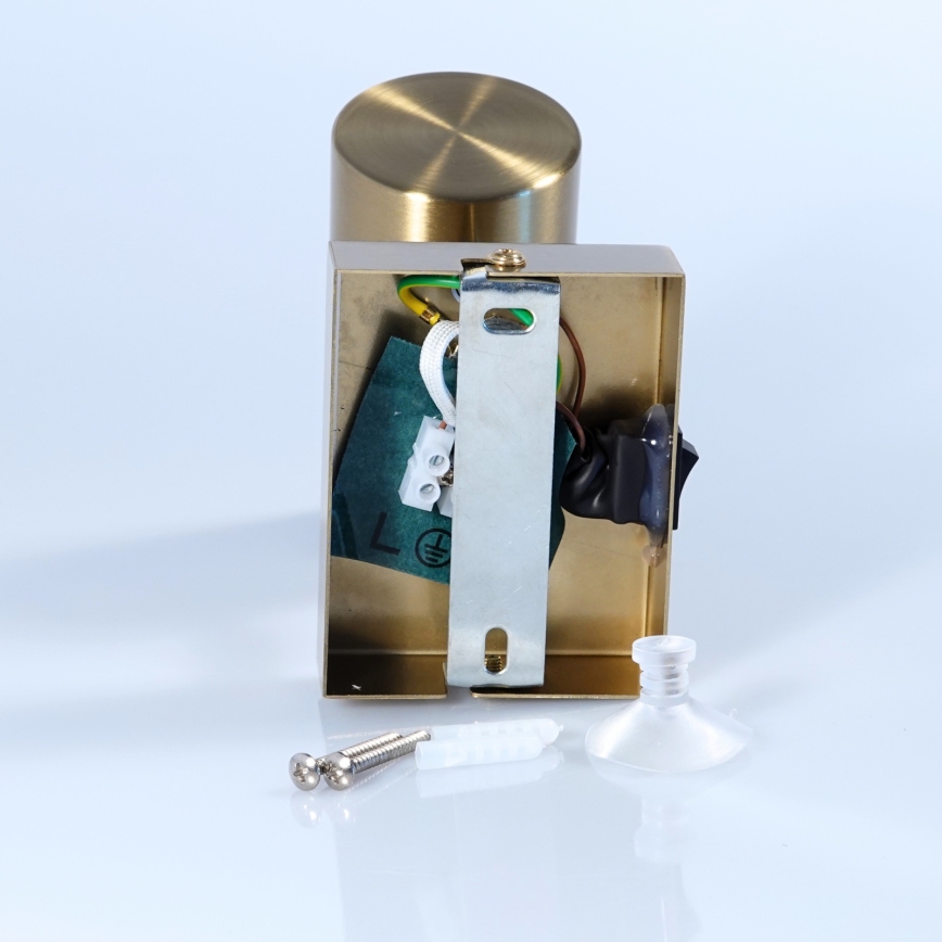 Globo - Zidna reflektorska svjetiljka 1xGU10/25W/230V zlatna