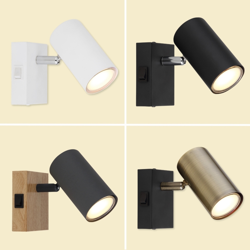 Globo - Zidna reflektorska svjetiljka 1xGU10/25W/230V zlatna