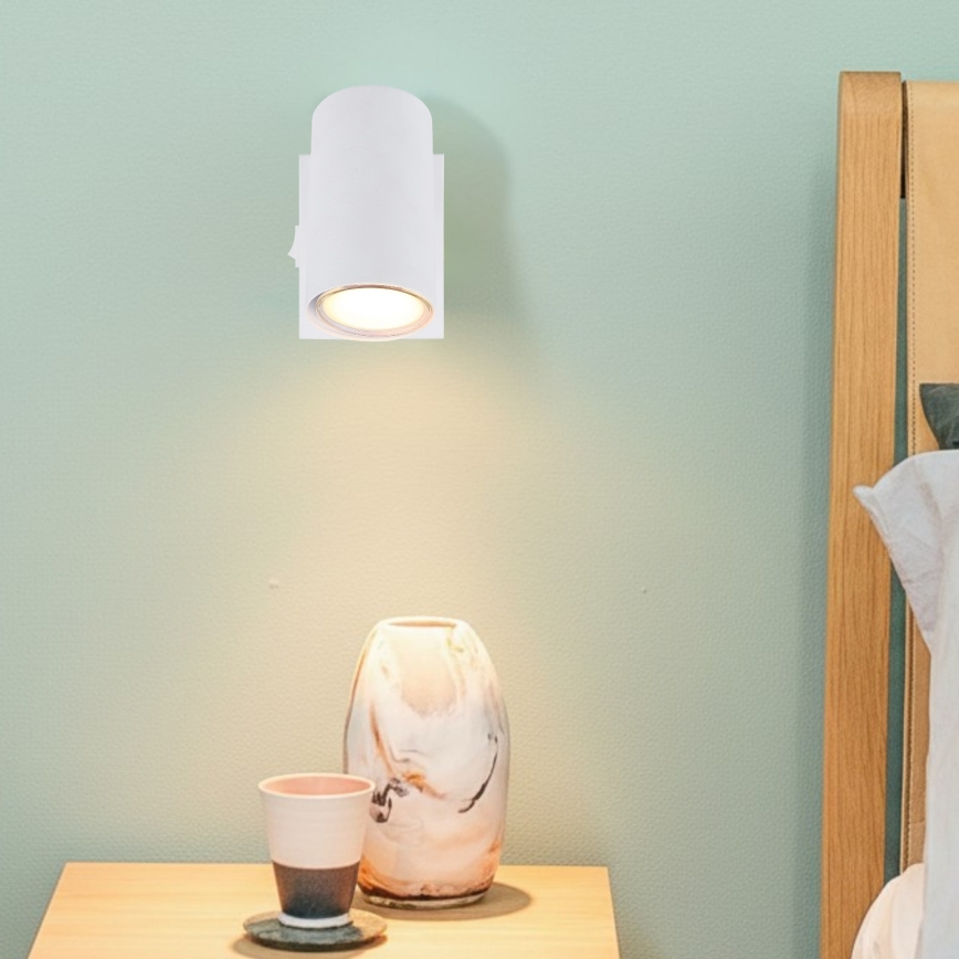 Globo - Zidna reflektorska svjetiljka 1xGU10/25W/230V bijela