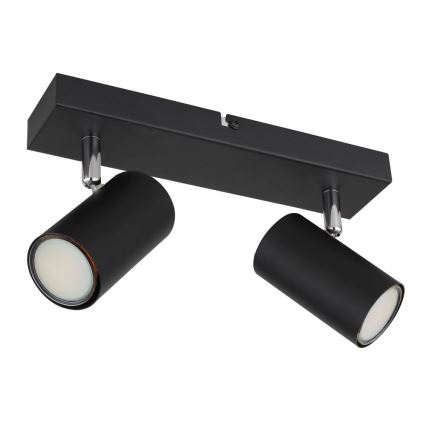 Globo - Ugradna svjetiljka 2xGU10/35W/230V crna