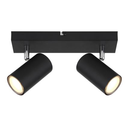 Globo - Ugradna svjetiljka 2xGU10/35W/230V crna