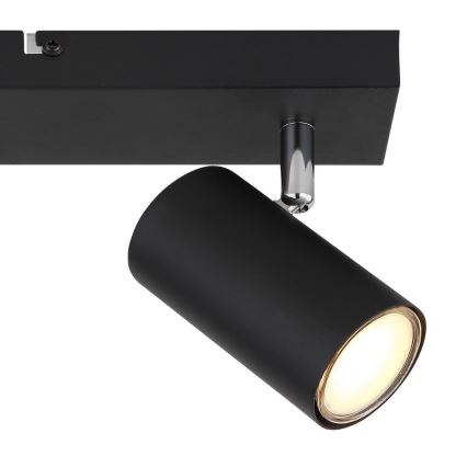 Globo - Ugradna svjetiljka 2xGU10/35W/230V crna