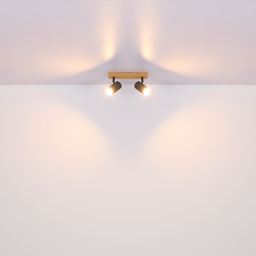 Globo - Reflektorska svjetiljka 2xGU10/35W/230V siva/smeđa