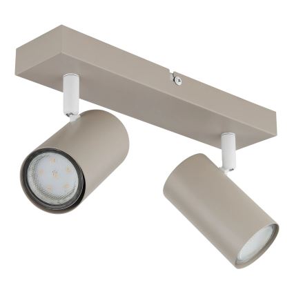 Globo - Spot svjetiljka 2xGU10/35W/230V bež
