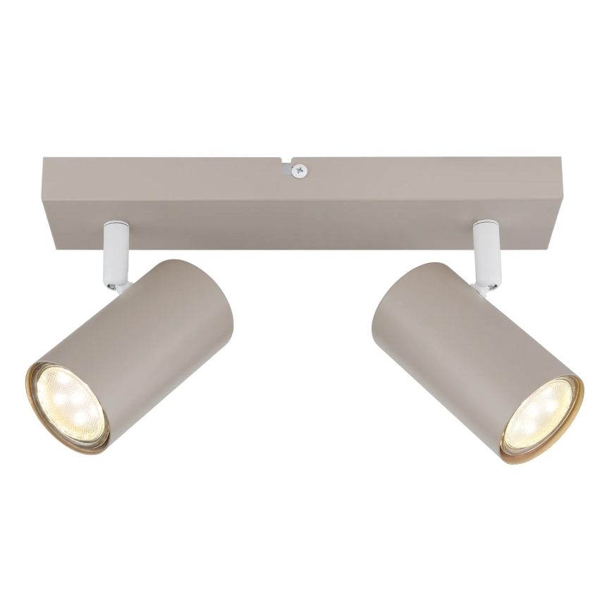 Globo - Spot svjetiljka 2xGU10/35W/230V bež