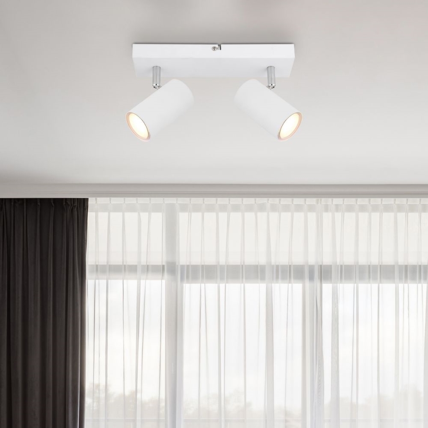 Globo - Ugradbena svjetiljka 2xGU10/35W/230V bijela