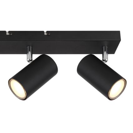 Globo - Ugradbena svjetiljka 3xGU10/35W/230V crna