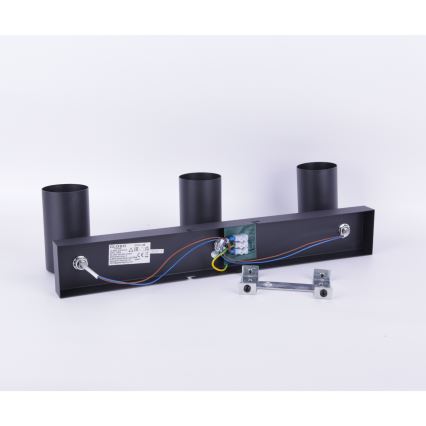 Globo - Ugradbena svjetiljka 3xGU10/35W/230V crna