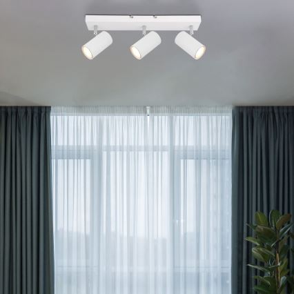 Globo - Ugradbena svjetiljka 3xGU10/35W/230V bijela