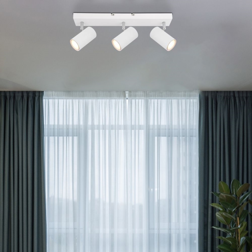 Globo - Ugradbena svjetiljka 3xGU10/35W/230V bijela