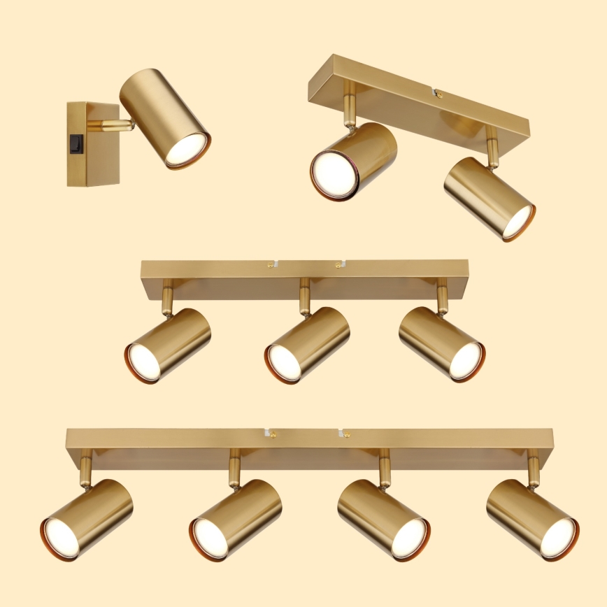 Globo - Reflektorska svjetiljka 4xGU10/35W/230V zlatna