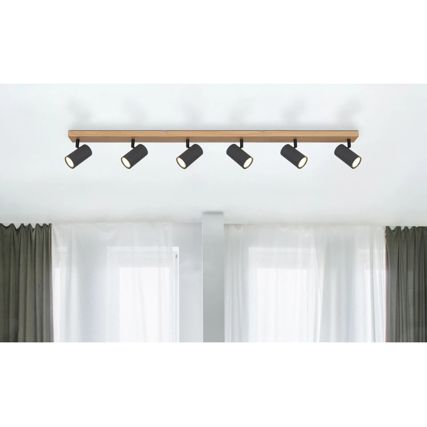 Globo - Reflektorska svjetiljka 6xGU10/35W/230V smeđa/crna